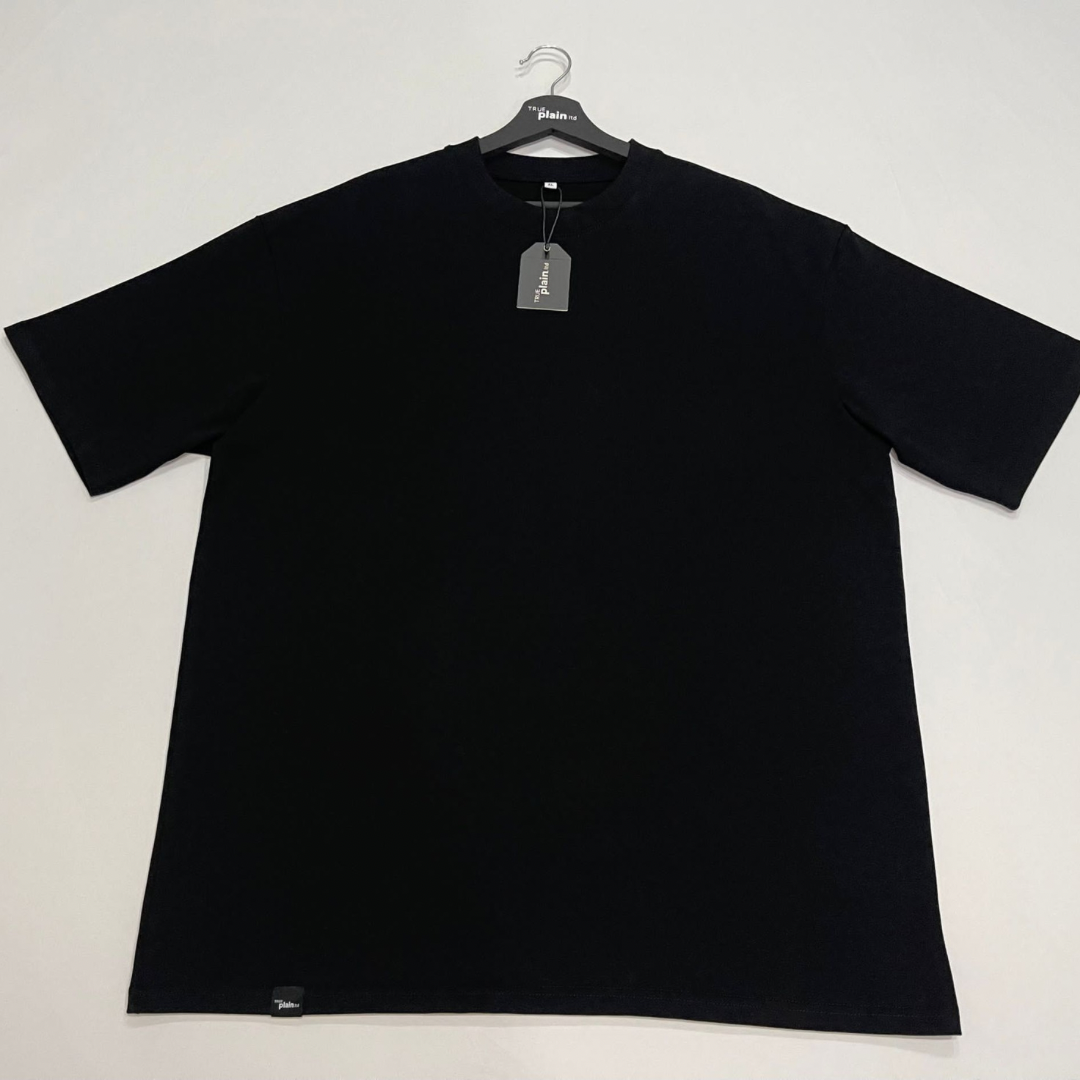 Premium Oversized Black-Tee